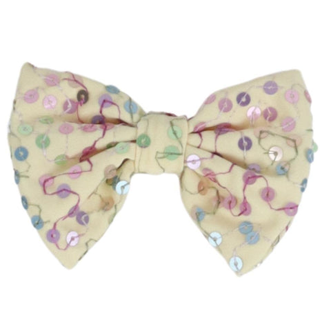 Be Mine Bow Clip Sequinned