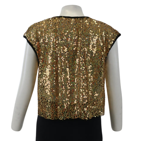 Crop Tee Sequinned Adult