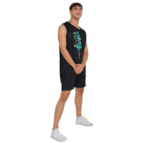 Camo Print Singlet Mens Adult