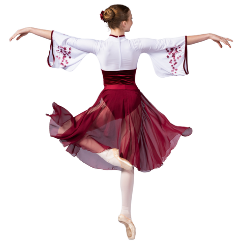 Chiffon Side Split Skirt Adult