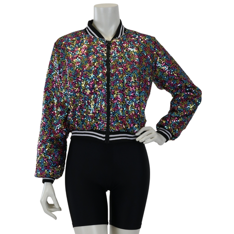 Glitter Bomber Jacket Child
