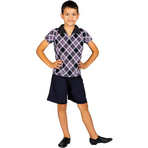 Hip Hop Tee 02 Tartan Child