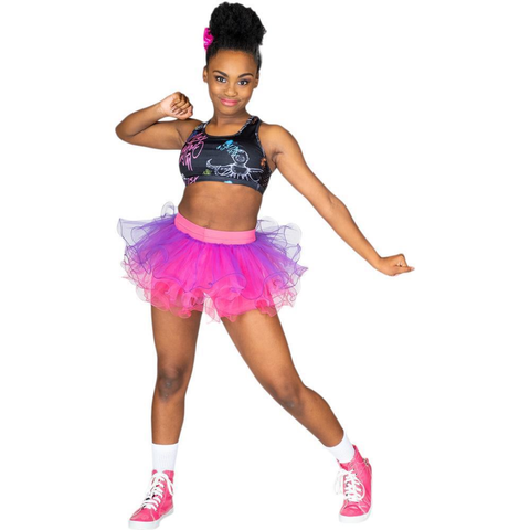 Muscleback Croptop M.Dri-Spider Mesh Child