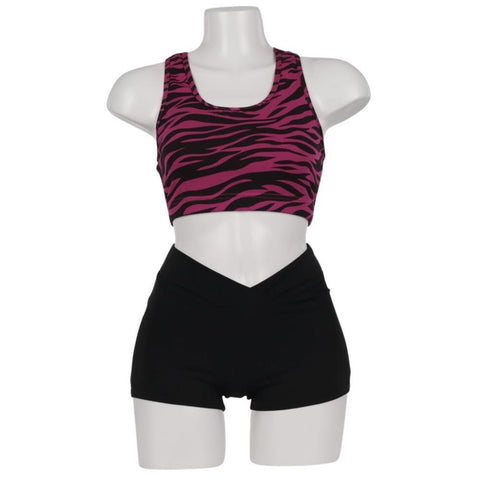Muscleback Croptop Zebra Adult