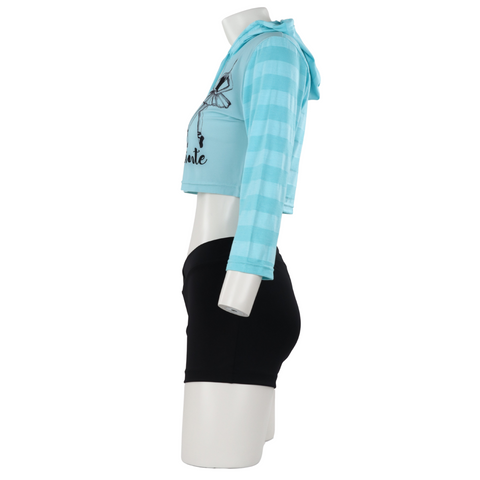 On Pointe Cropped Hoodie Adult