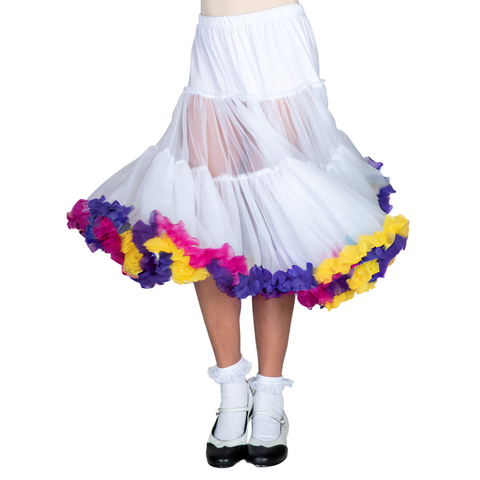 Tricot Petticoat Rainbow Adult