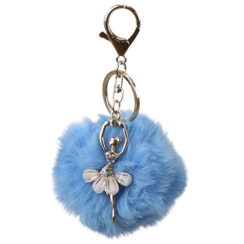 Keychain Pom Pom Ballerina
