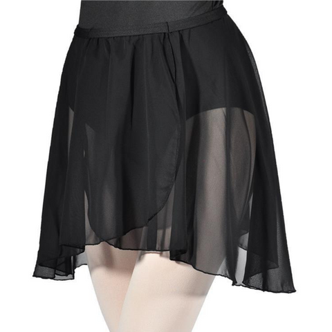 Pull-On Wrap Skirt Chiffon Child