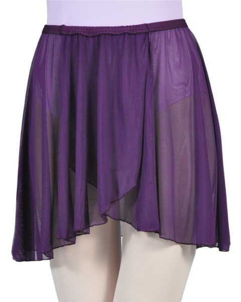 Pull-On Wrap Skirt Chiffon Adult