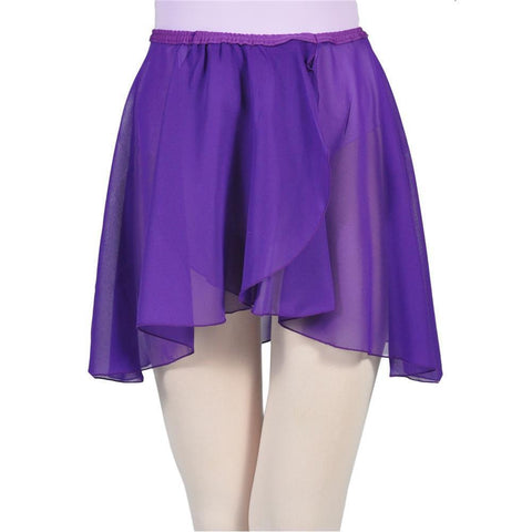 Pull-On Wrap Skirt Chiffon Adult