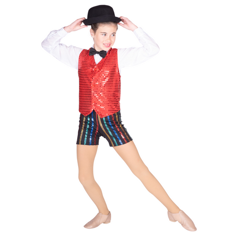Sequin Stripe Hotpants Child