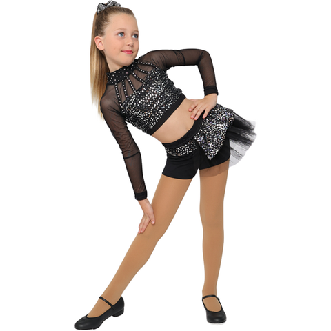 Cage Strap L/S Croptop Adult