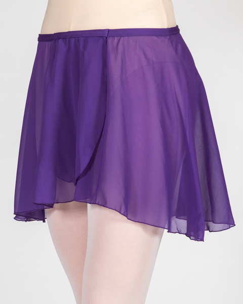 Pull-On Wrap Skirt Chiffon Adult
