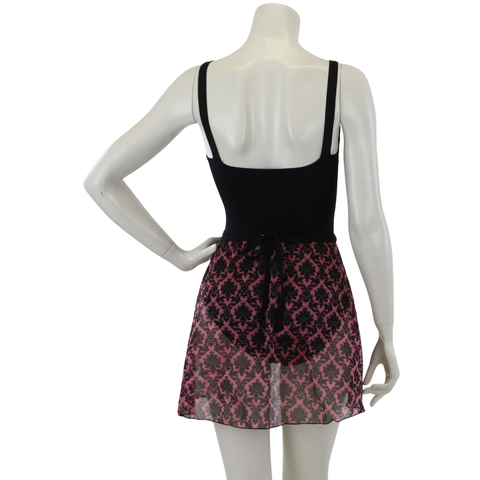 Wrap Skirt Victorian Print Adult