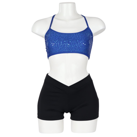 X Back Croptop Sequin Adult