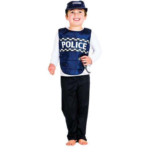 Police Vest & Cap Child